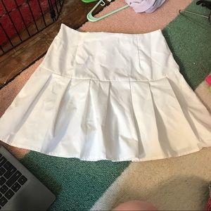 White ROMWE Tennis skirt